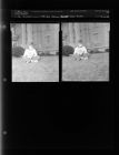 Boy Holding baby duck (2 Negatives) (April 15, 1954) [Sleeve 50, Folder d, Box 3]